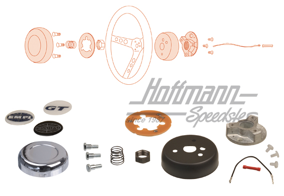 Lenkradnabe (Adapter), Empi, 59-73 Lenkradnabe (Adapter), Empi, 59-73
