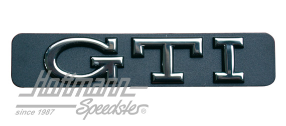 Schriftzug, GTI, seitliche Zierleiste