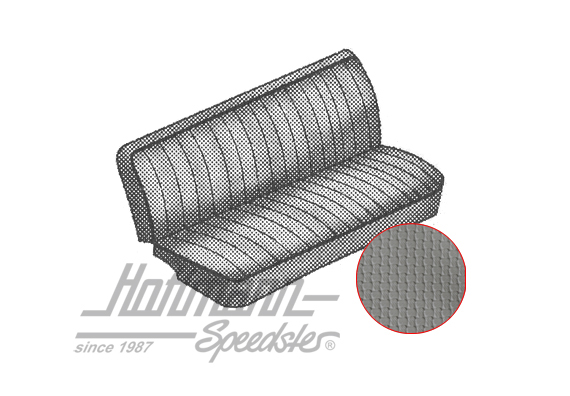 Sitzbezüge, Doka, hinten, 58-64, grau Sitzbezüge, Doka, hinten, 58-64, grau