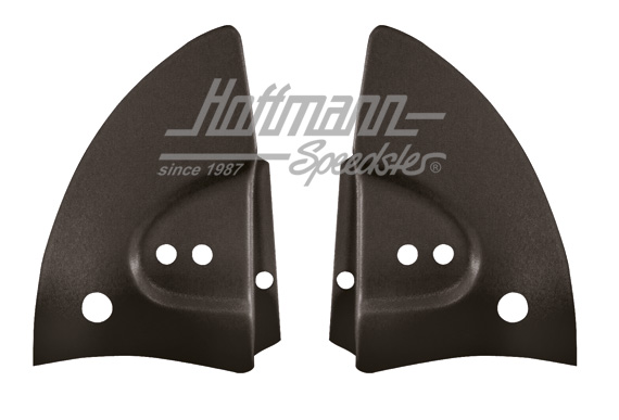 Scharnierabdeckungen, 8.67-, schwarz Scharnierabdeckungen, 8.67-, schwarz