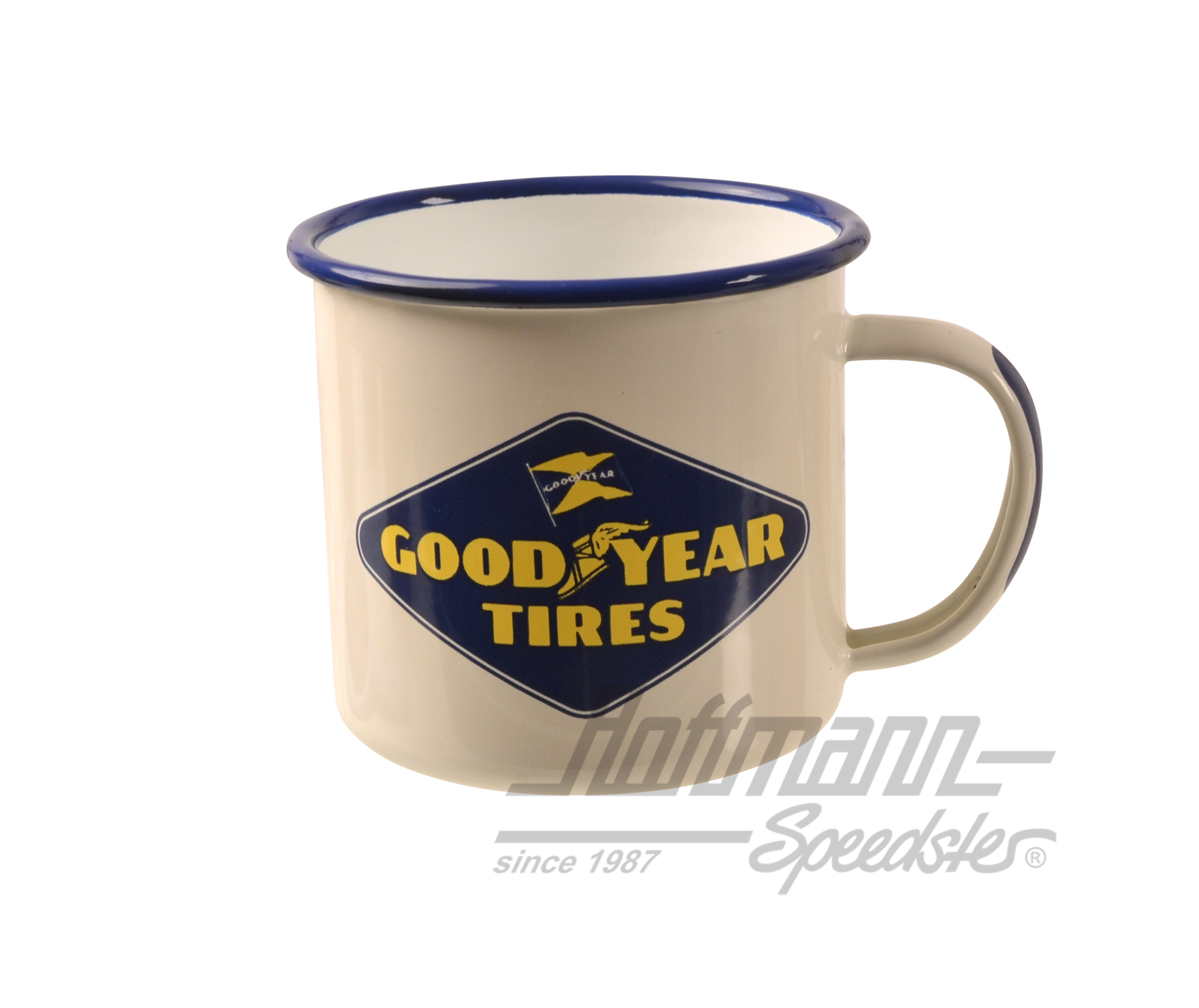 Blechbecher, Goodyear Tires Blechbecher, Goodyear Tires