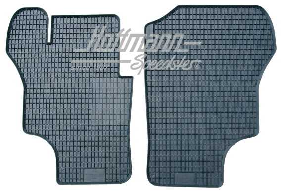 Gummimattensatz, schwarz, 2-tlg., Bus T3 Gummimattensatz, schwarz, 2-tlg., Bus T3