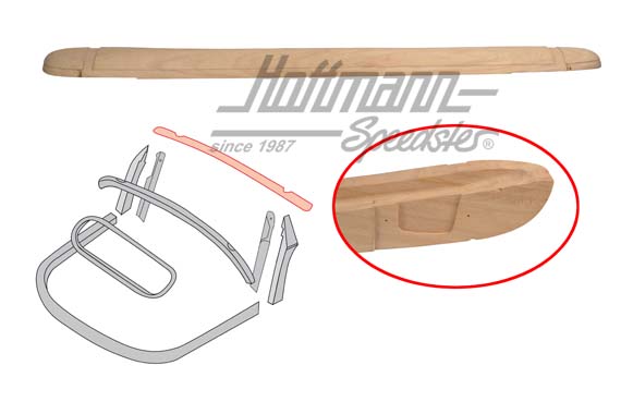 Frontspriegel (Vollholz), 8.64-7.67 Frontspriegel (Vollholz), 8.64-7.67